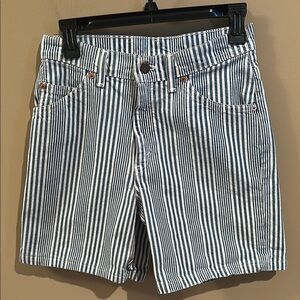 Vintage Levi’s orange tab relaxed fit stripe shorts
